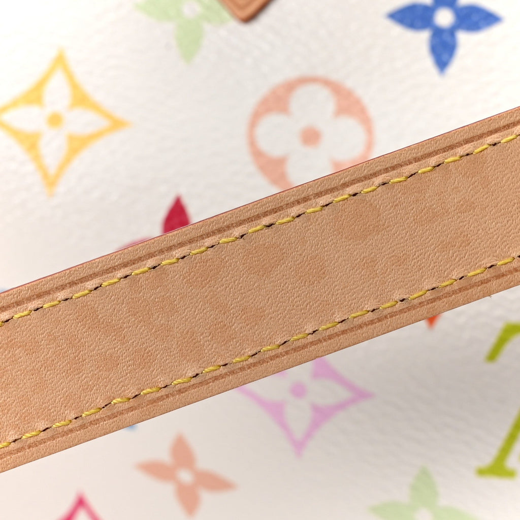 Louis Vuitton LV X TM Monogram Multicolor Speedy Bandouliere 25 White