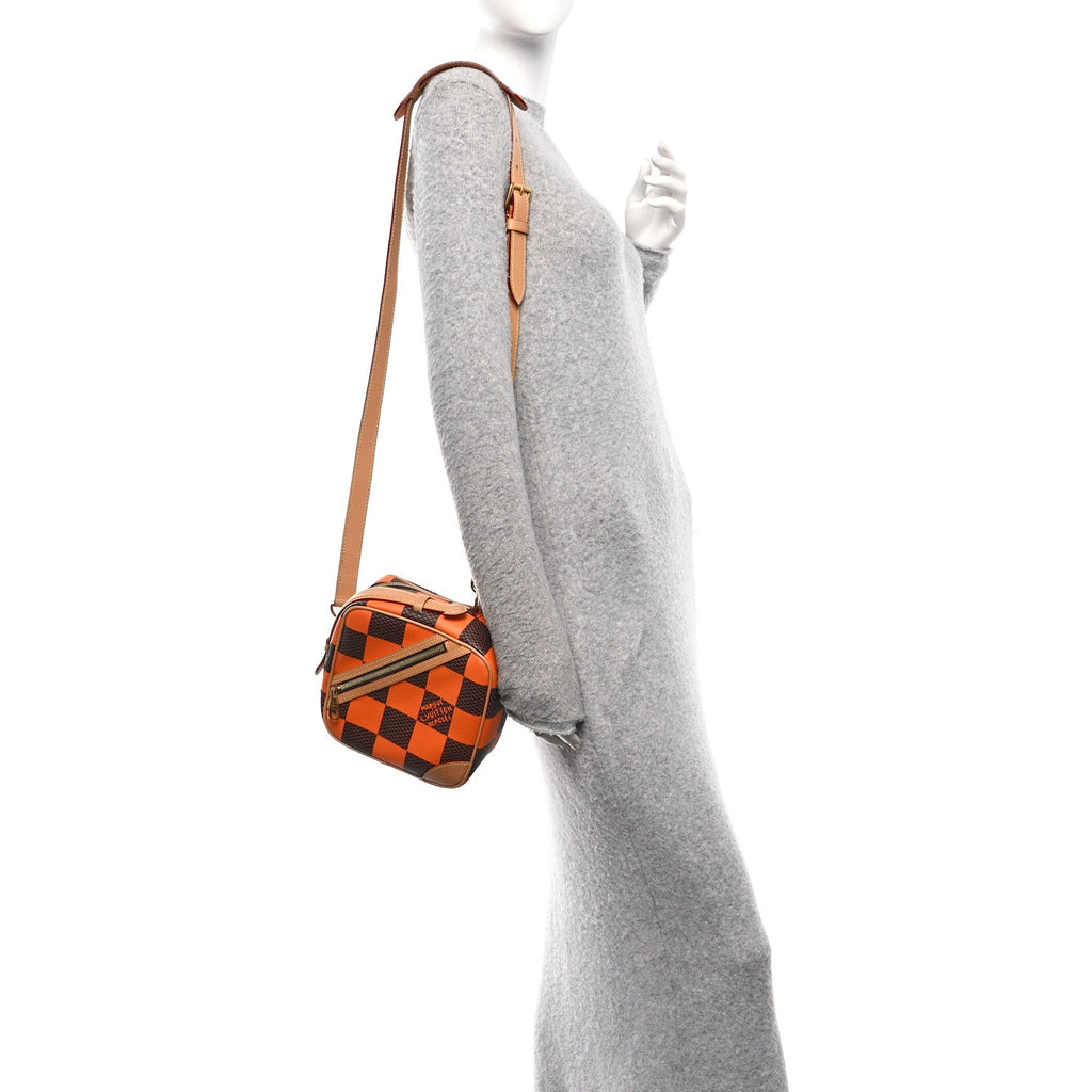 Louis Vuitton Damier Pop Chess Messenger Orange