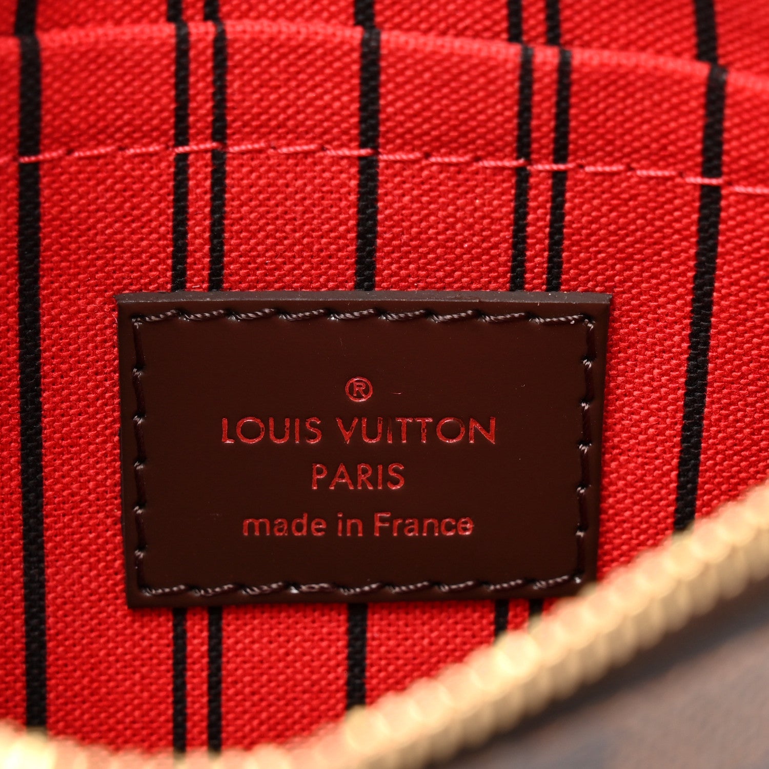 Louis Vuitton Damier Ebene Neverfull PM Pochette