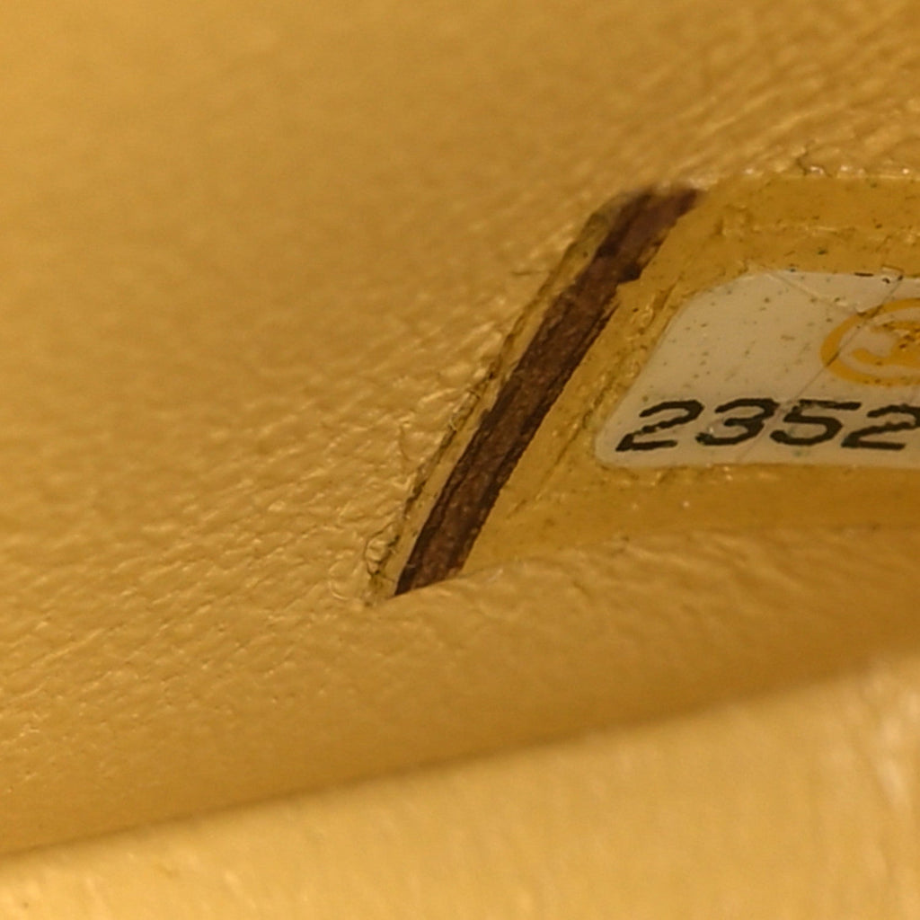 Chanel Lambskin Quilted Mini Rectangular Flap Yellow