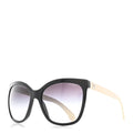 Quilted CC Sunglasses 5288-Q Black Tan