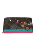 Louis Vuitton Monogram 2015 Christmas Animation Zippy Wallet Hibiscus