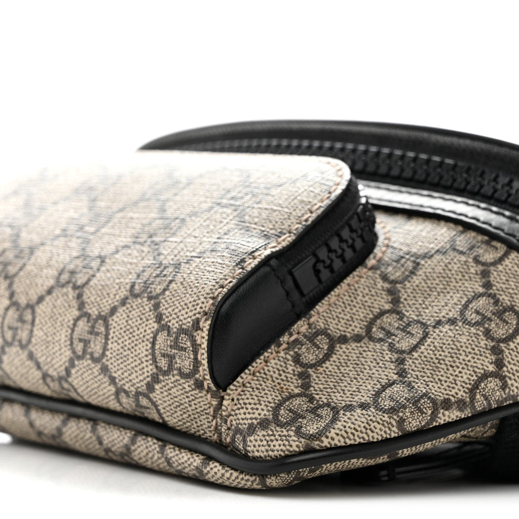 Gucci GG Supreme Monogram Belt Bag Black