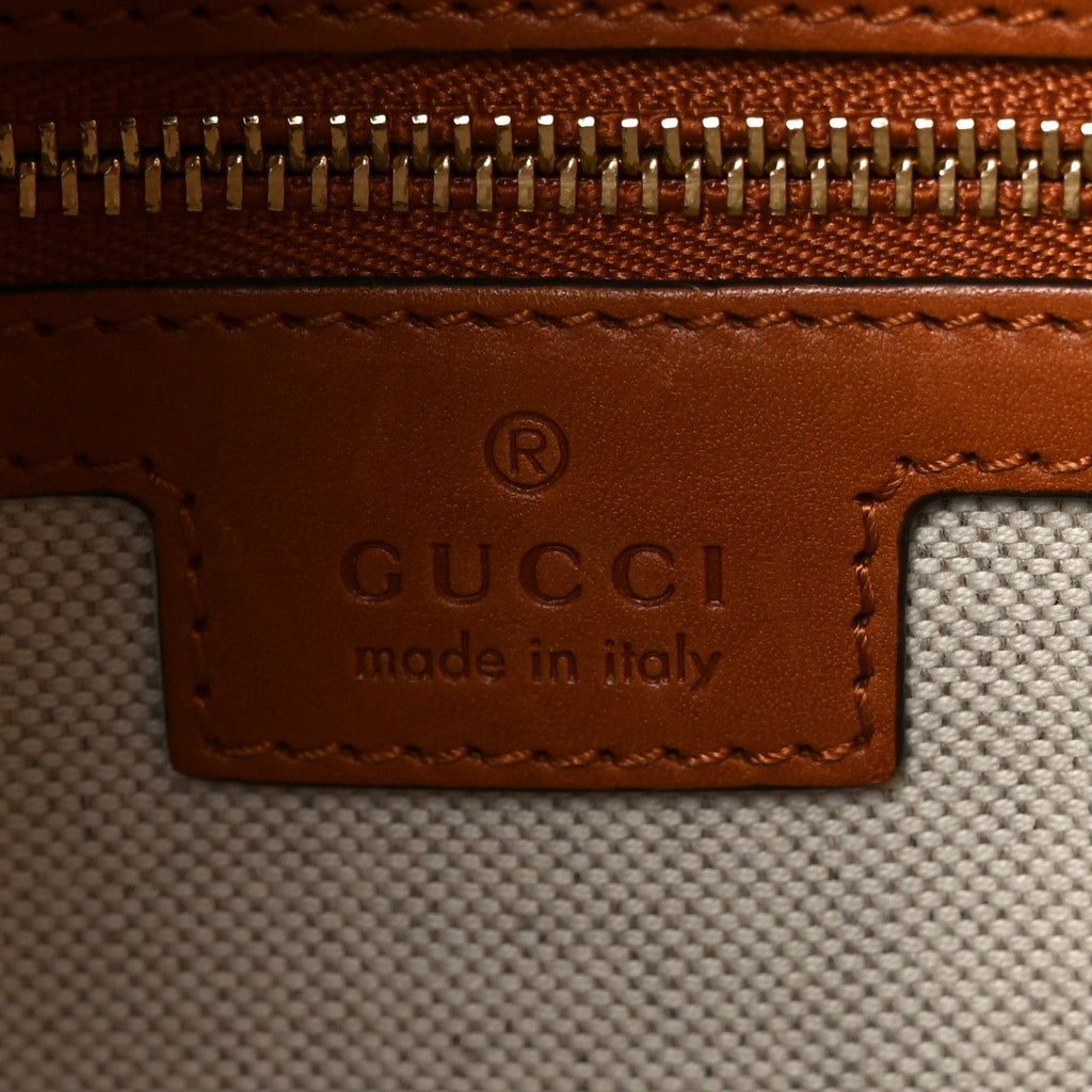 Gucci Calfskin Medium Jackie 1961 Hobo Harness Brown