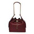 Chanel Caviar Quilted Medium Chanel 25 Handbag Burgundy