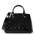 Louis Vuitton Vernis Montaigne BB Black