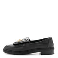 Lambskin Quilted CC Turnlock Loafers 38 Black