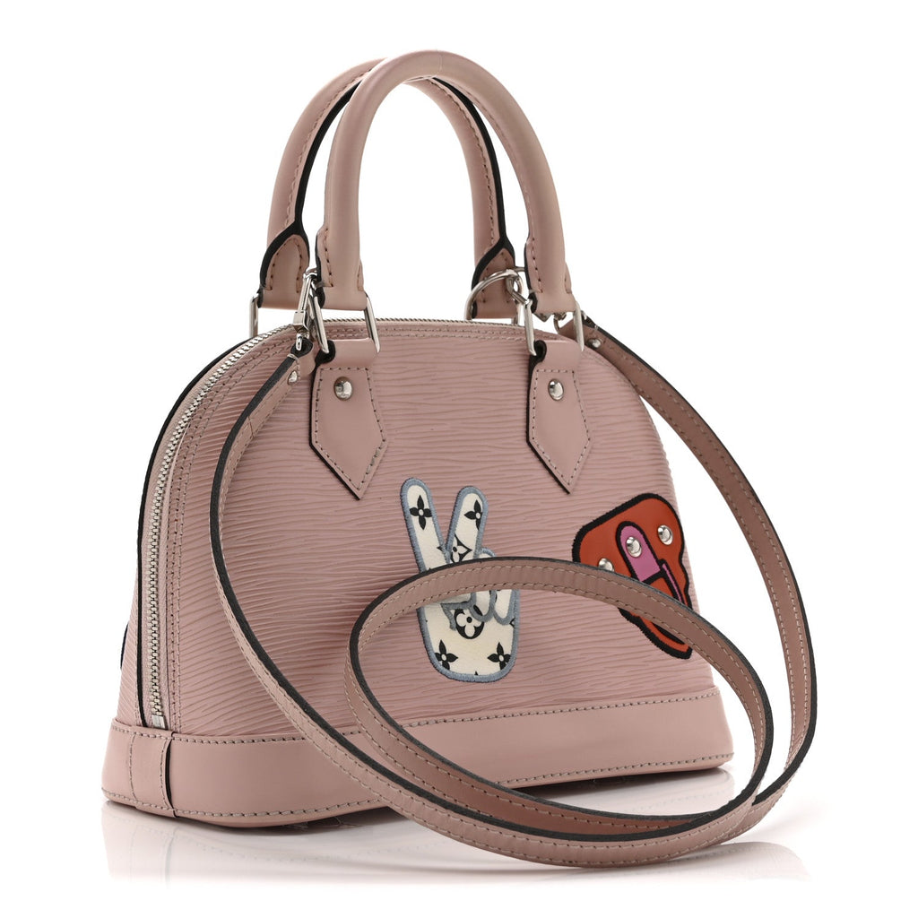 Louis Vuitton Epi Stickers Alma BB Rose Ballerine