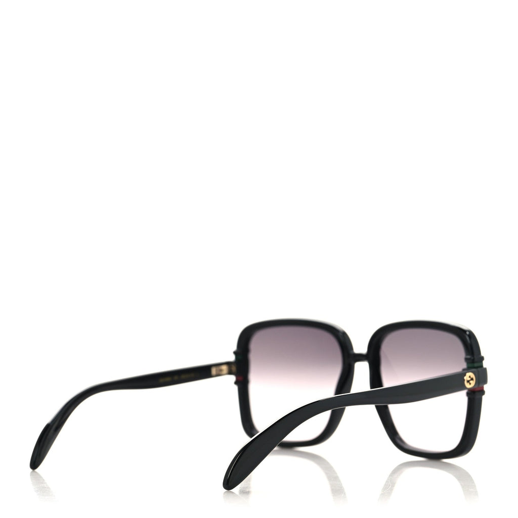 Gucci Acetate Interlocking G Square Sunglasses GG1066S Black