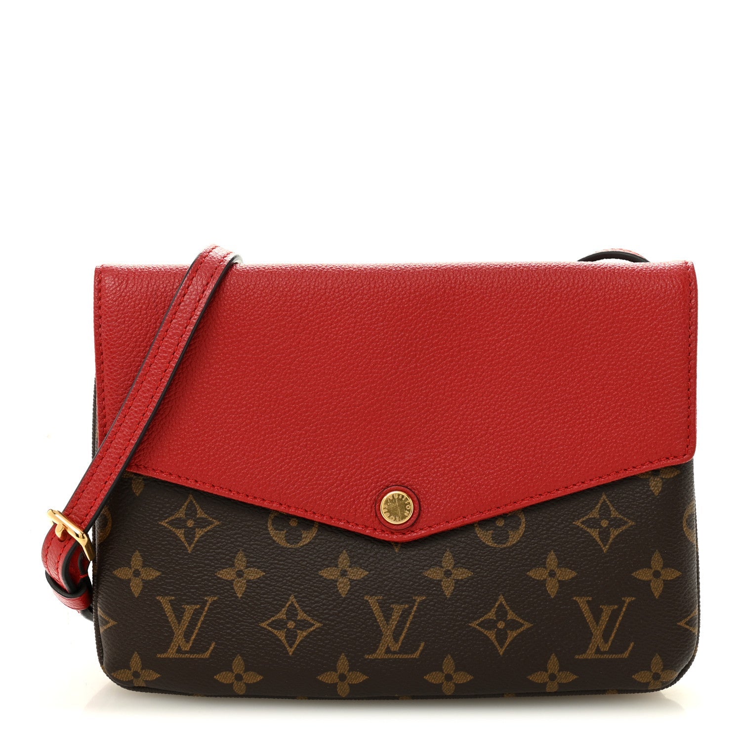 Louis Vuitton Monogram Twice Pochette Cherry
