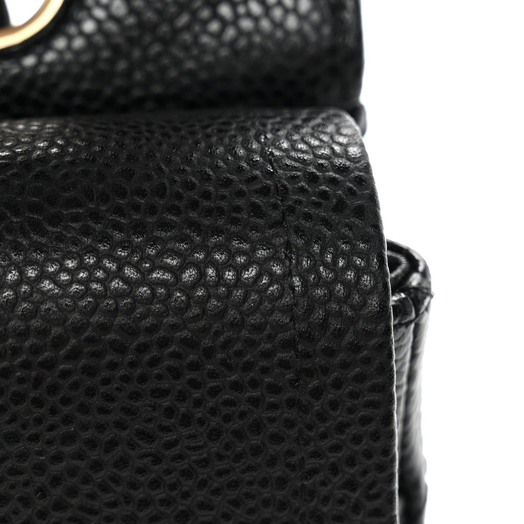 Chanel Caviar Quilted Medium Double Flap Black