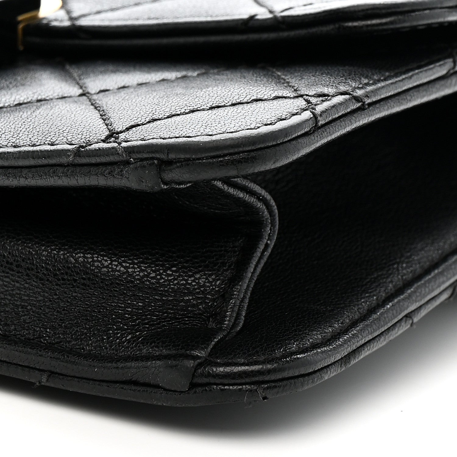 Chanel Sheepskin Quilted Mini Beauty Lock Flap Black