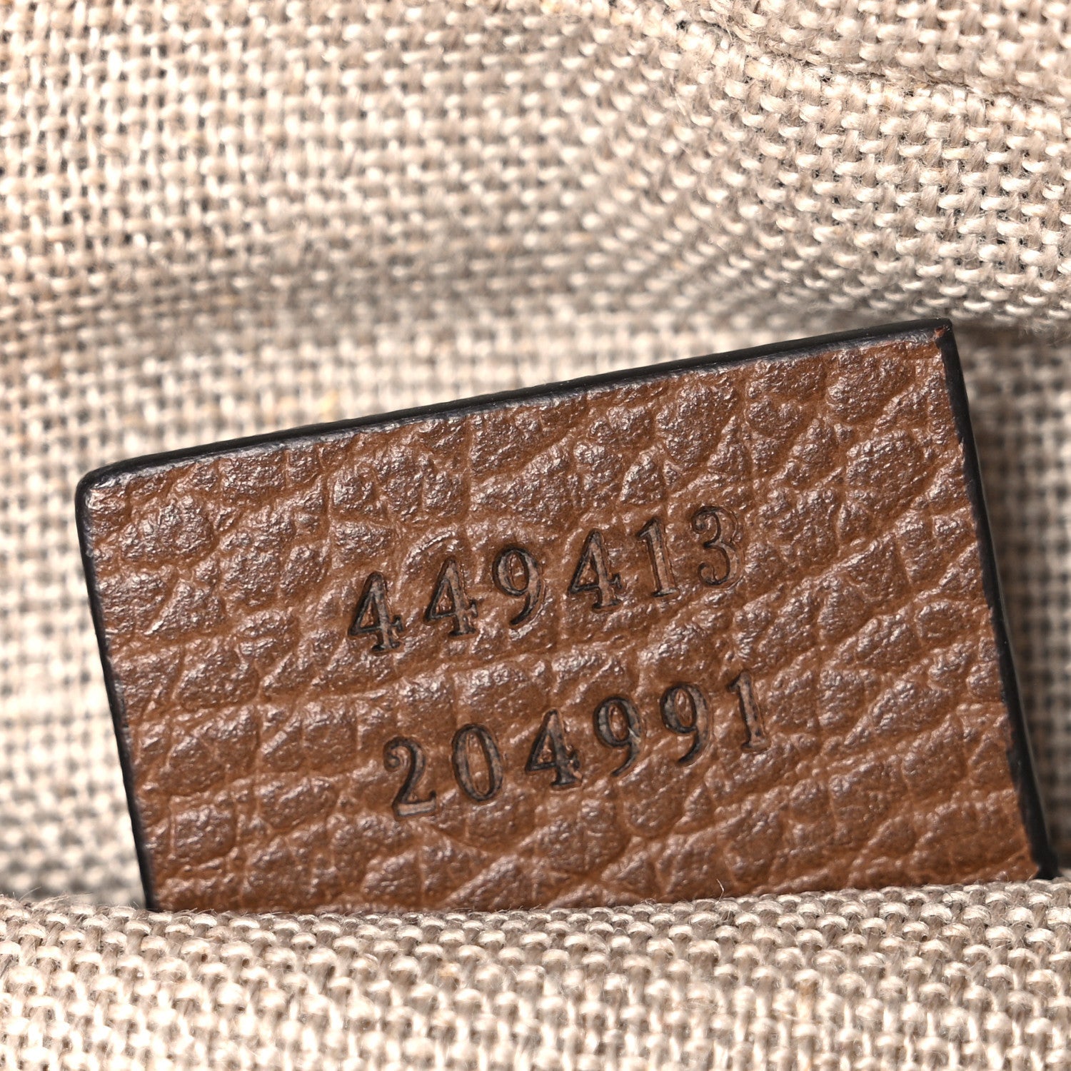 Gucci Monogram Mini Bree Messenger Bag Beige Tabacco