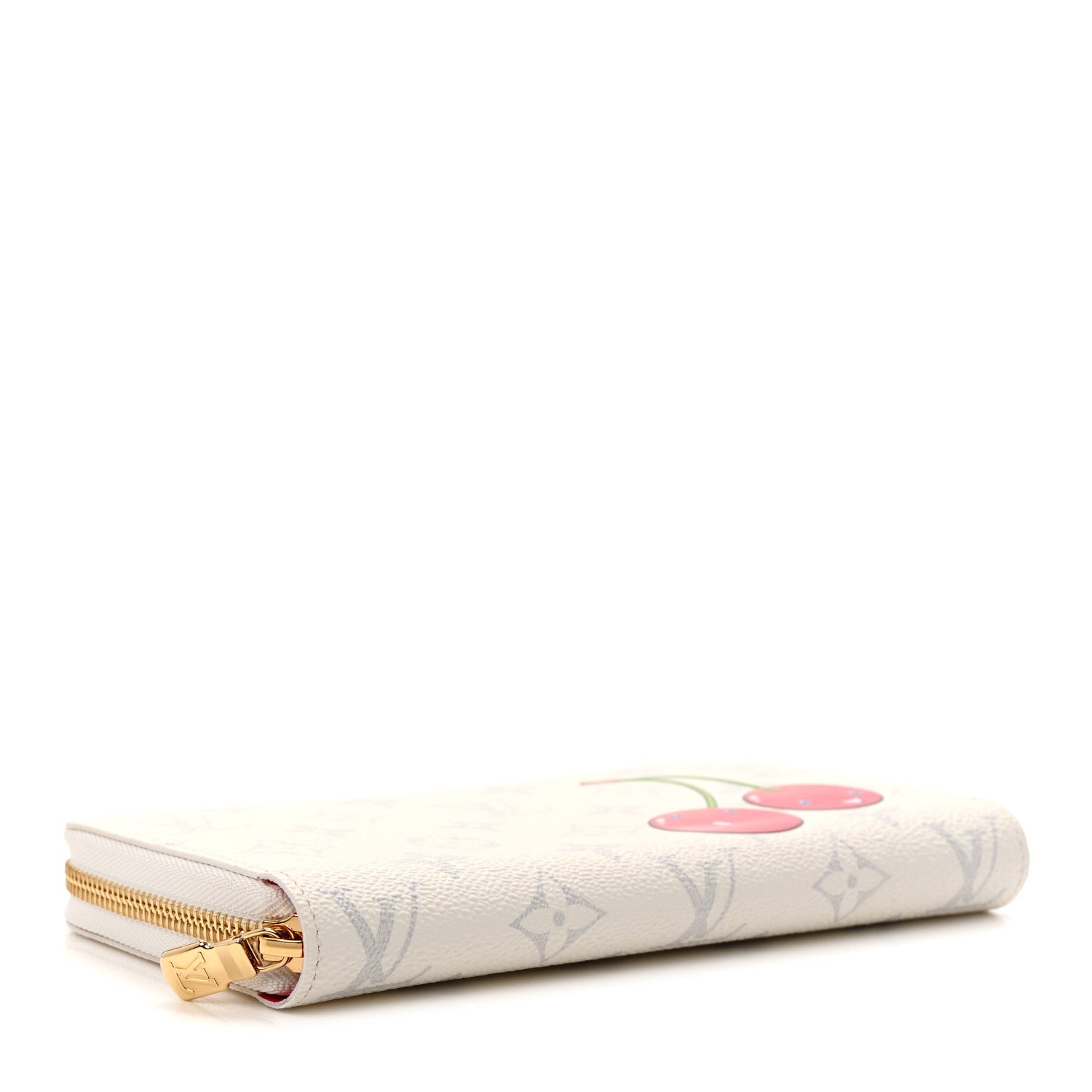 Louis Vuitton LV X TM Monogram Cerises Zippy Wallet White