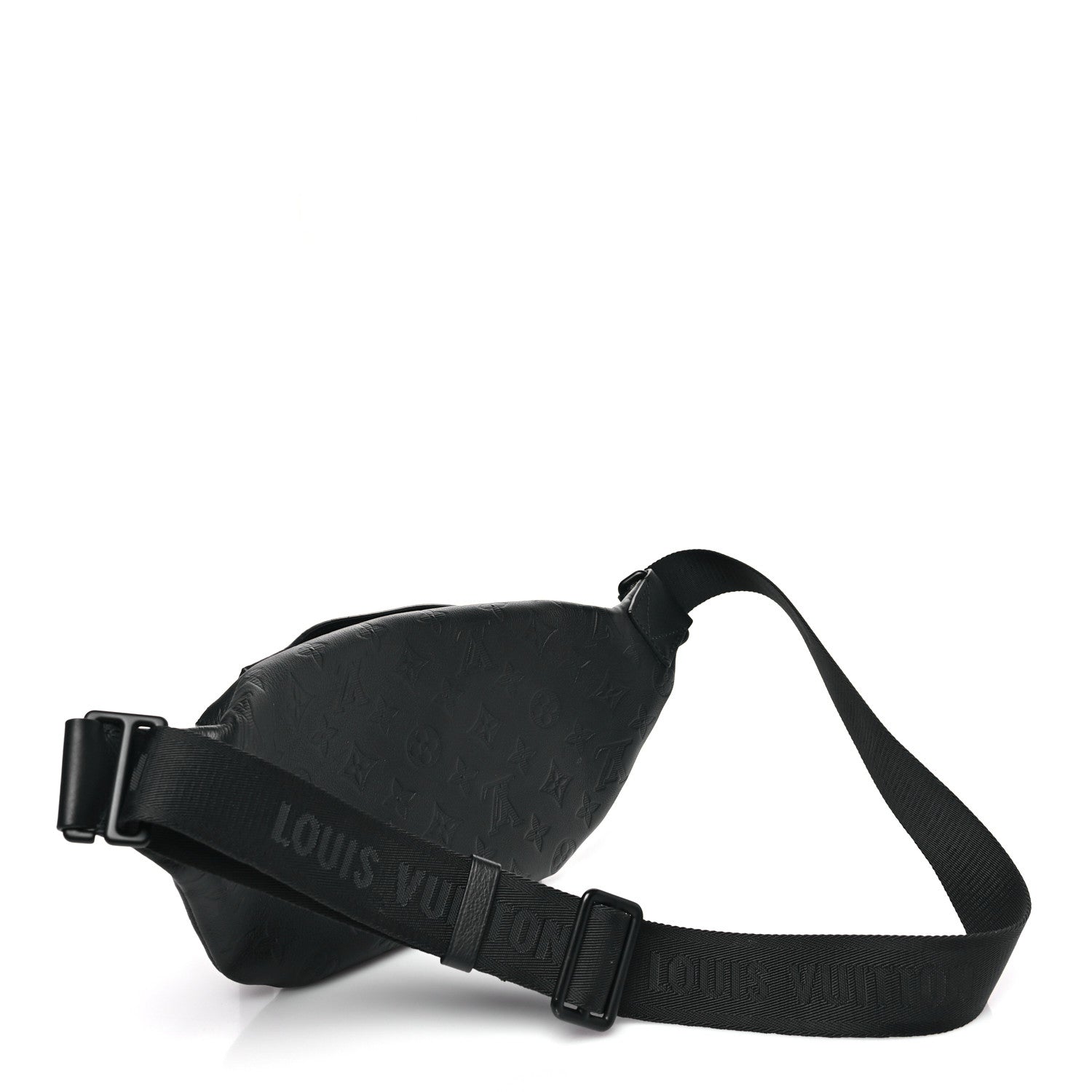 Louis Vuitton Calfskin Monogram Shadow Rush BumBag Black