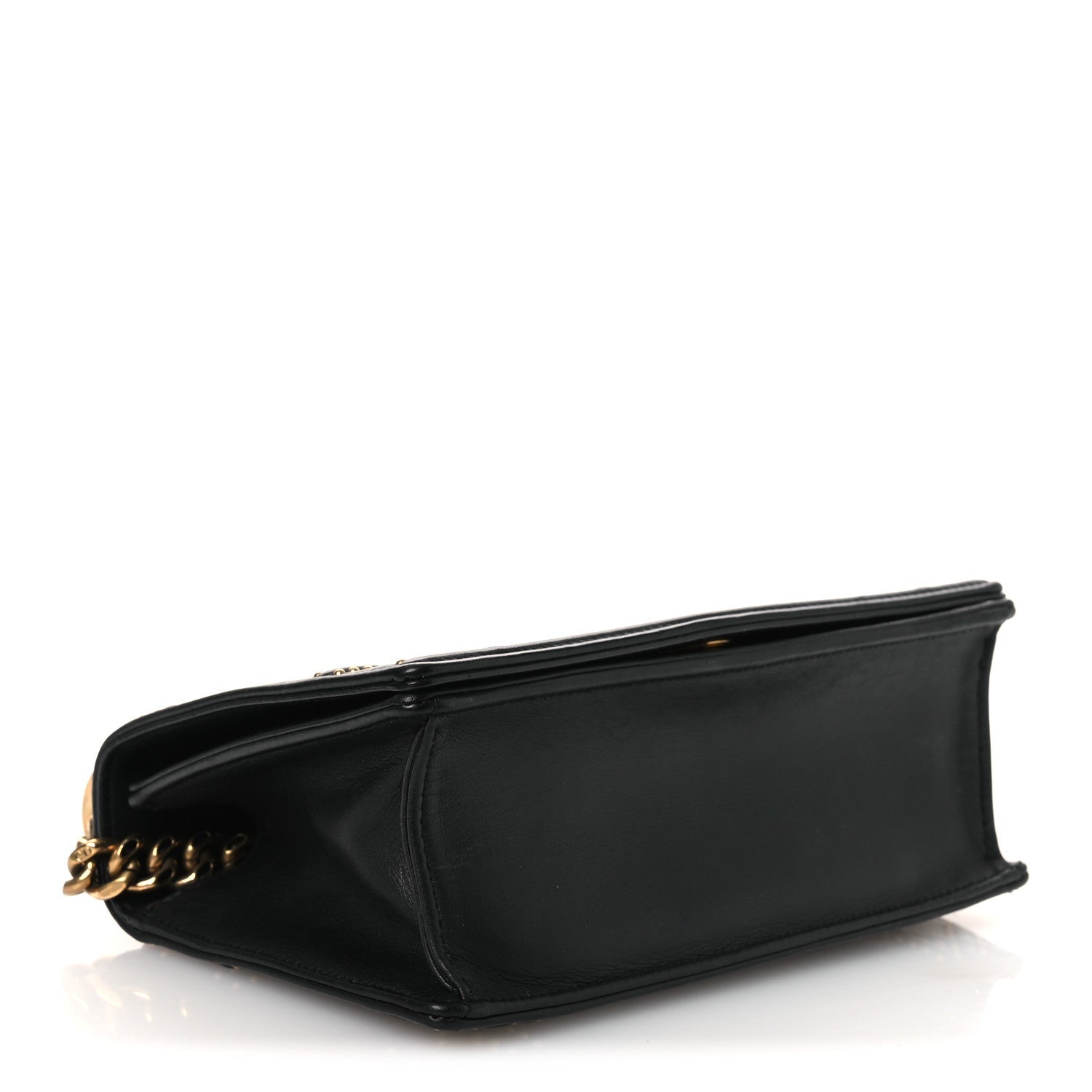 Christian Dior Lambskin Studded Medium Diorama Flap Bag Black