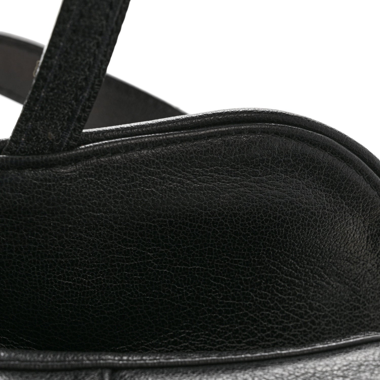 Christian Dior Shiny Goatskin  Saddle Bag Black