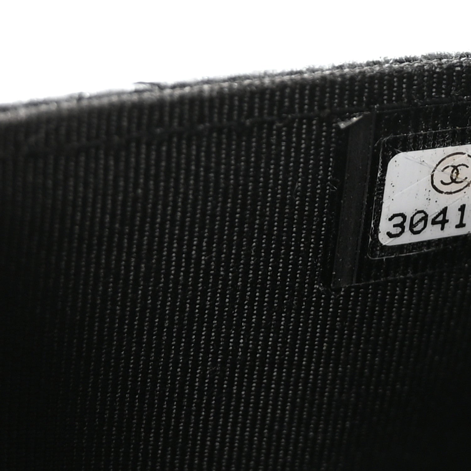 Caviar Quilted Flap Card Holder Wallet Black