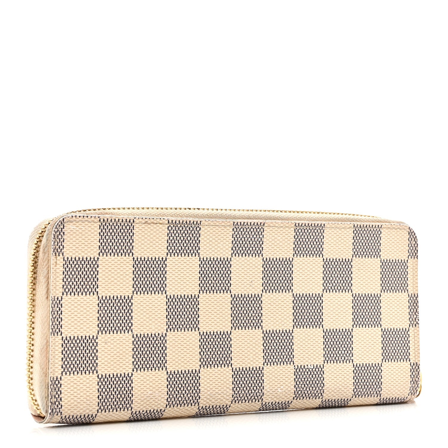 Louis Vuitton Damier Azur Clemence Wallet Rose Ballerine