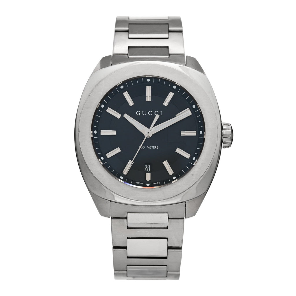 Gucci Stainless Steel 44mm GG2570 Quartz Watch Black