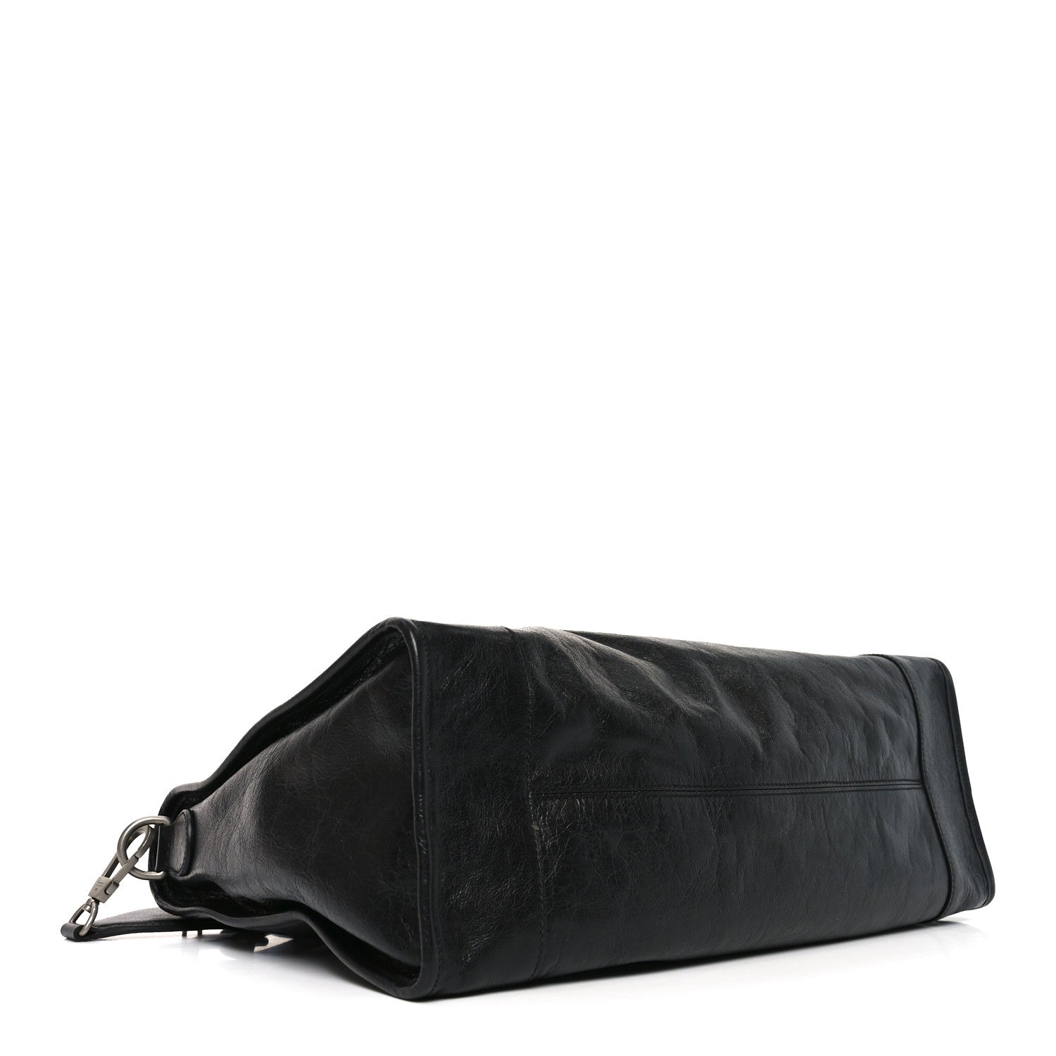 Gucci Fluffy Calfskin Morpheus Weekender Duffle Black
