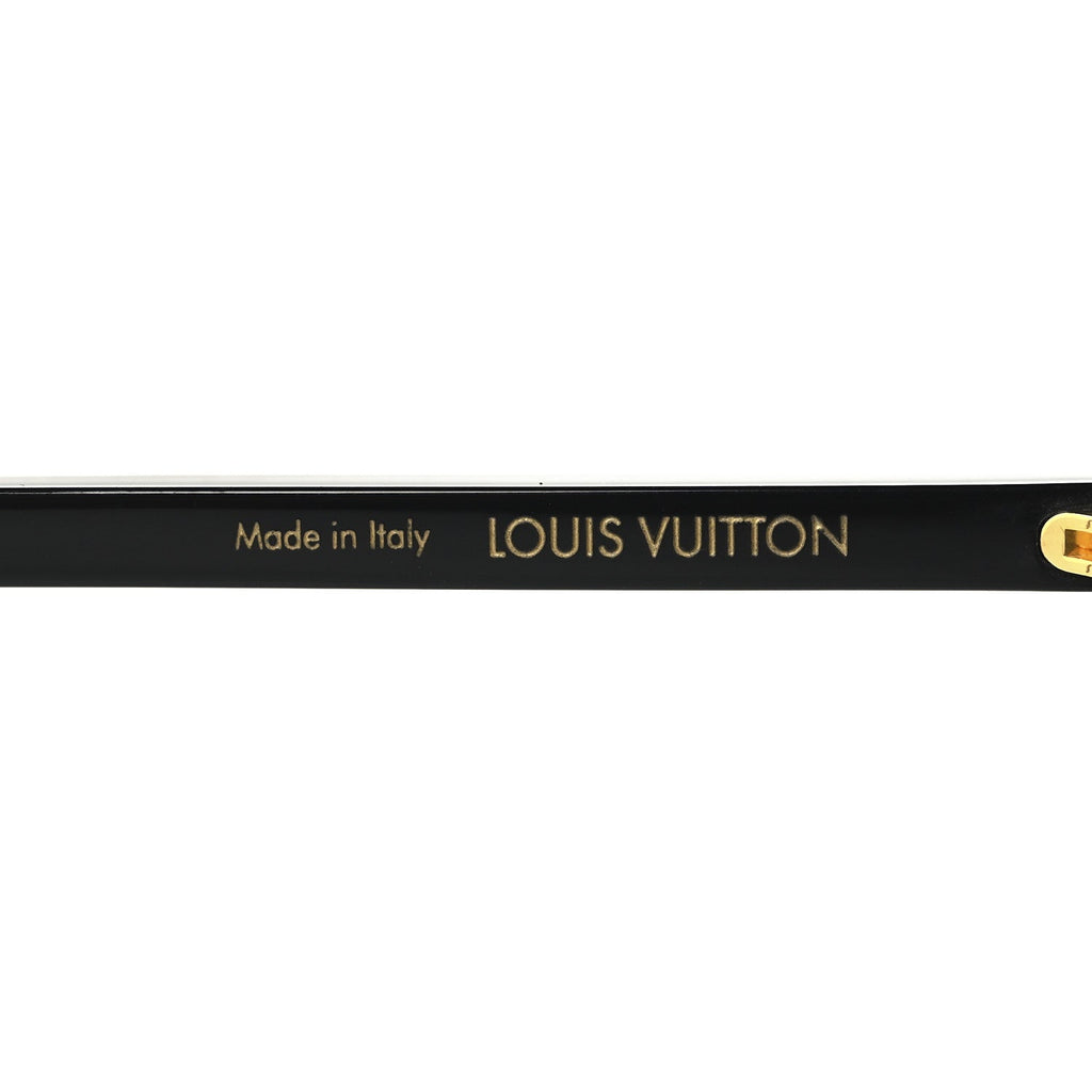 Louis Vuitton Acetate My Monogram Light Cat Eye Sunglasses Z1657E Black