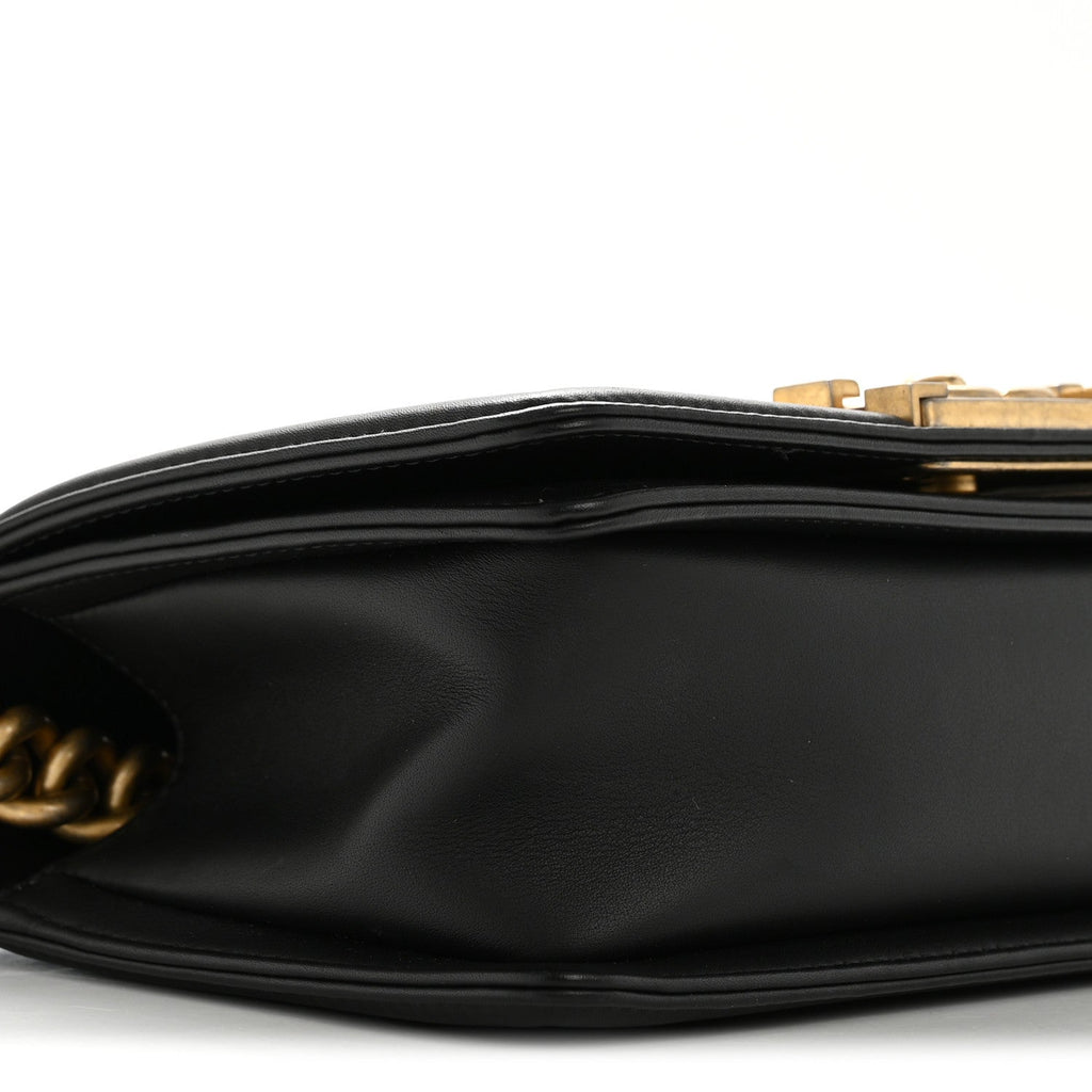 Chanel Calfskin Quilted Small Boy Flap Black