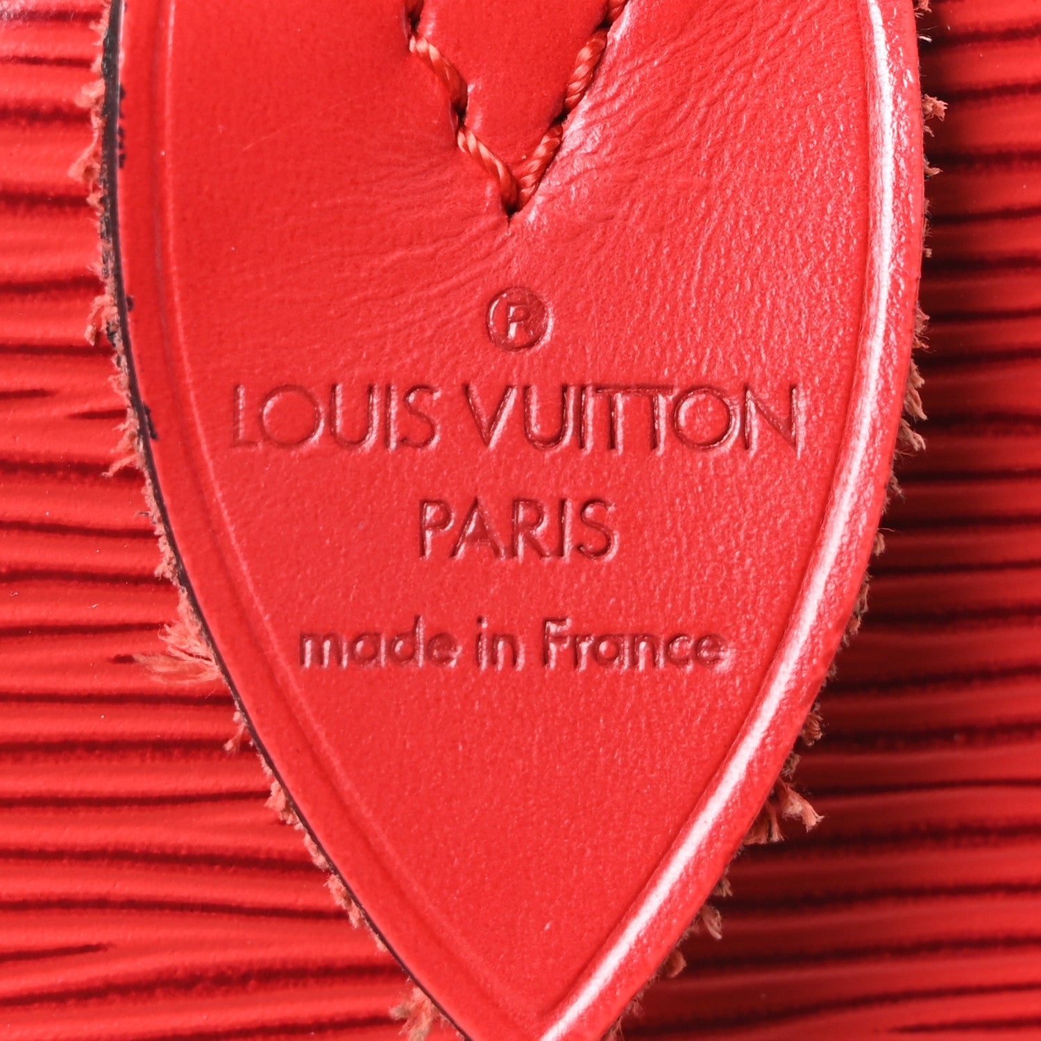 Louis Vuitton Epi Speedy 25 Castillan Red