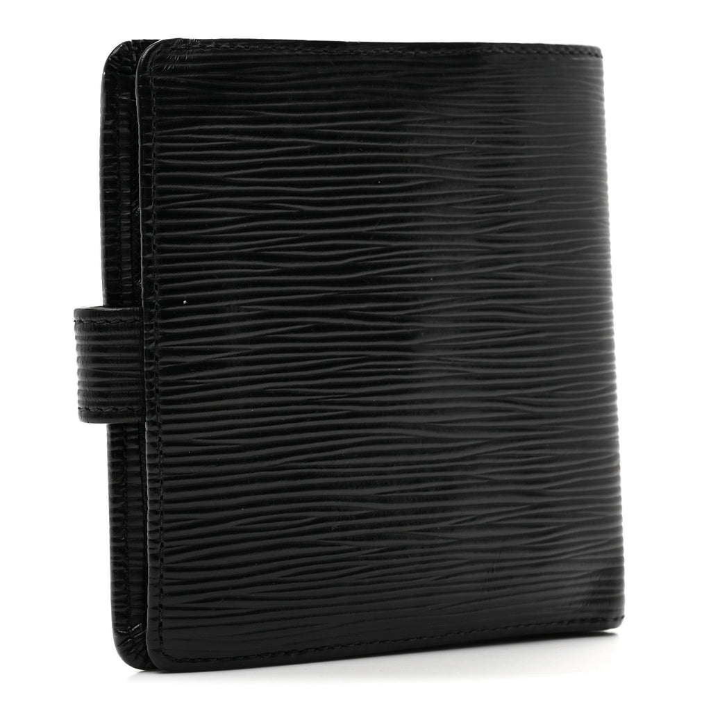 Louis Vuitton Epi Porte-Billets Compact Wallet Black