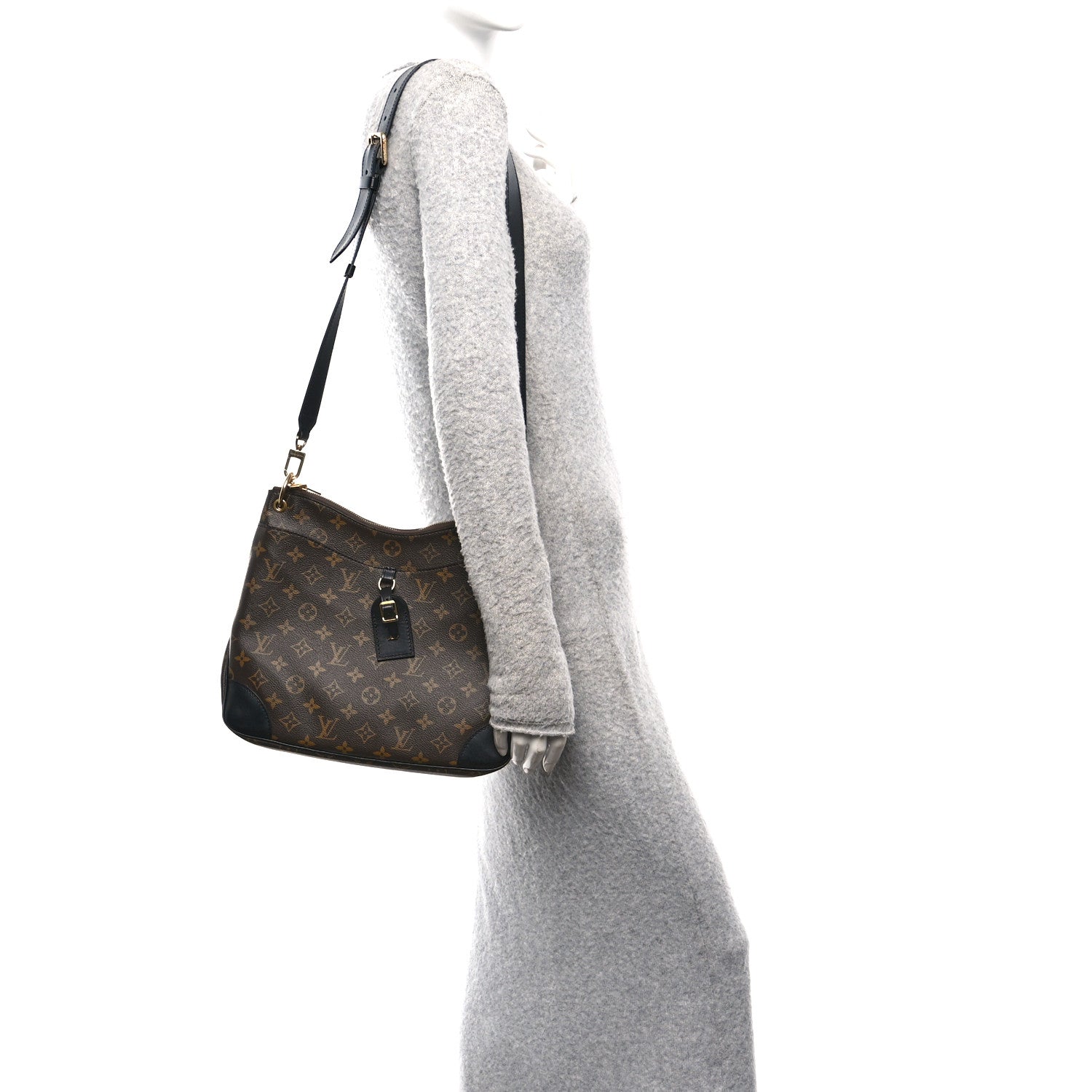 Louis Vuitton Monogram Odeon MM Black
