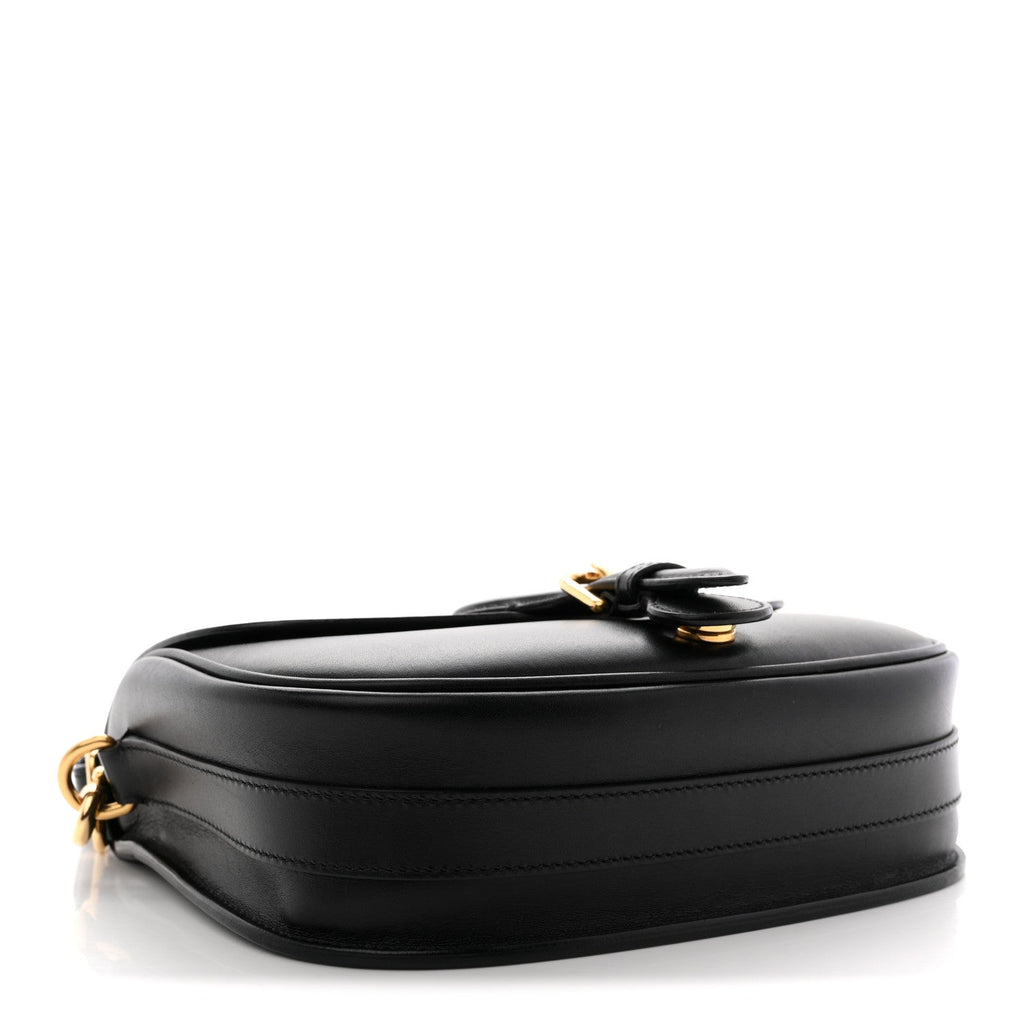 Christian Dior Box Calfskin Medium Bobby Flap Black