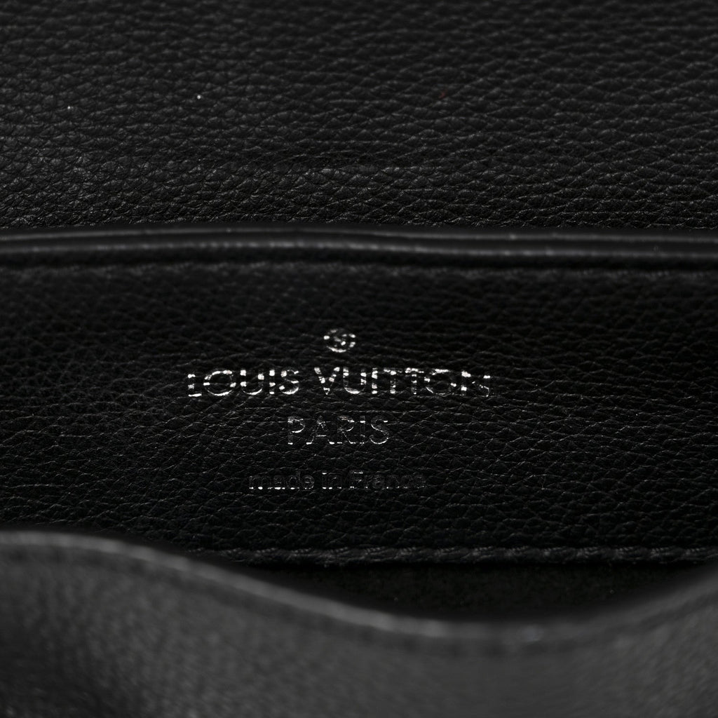 Louis Vuitton Calfskin Lockme Backpack Black