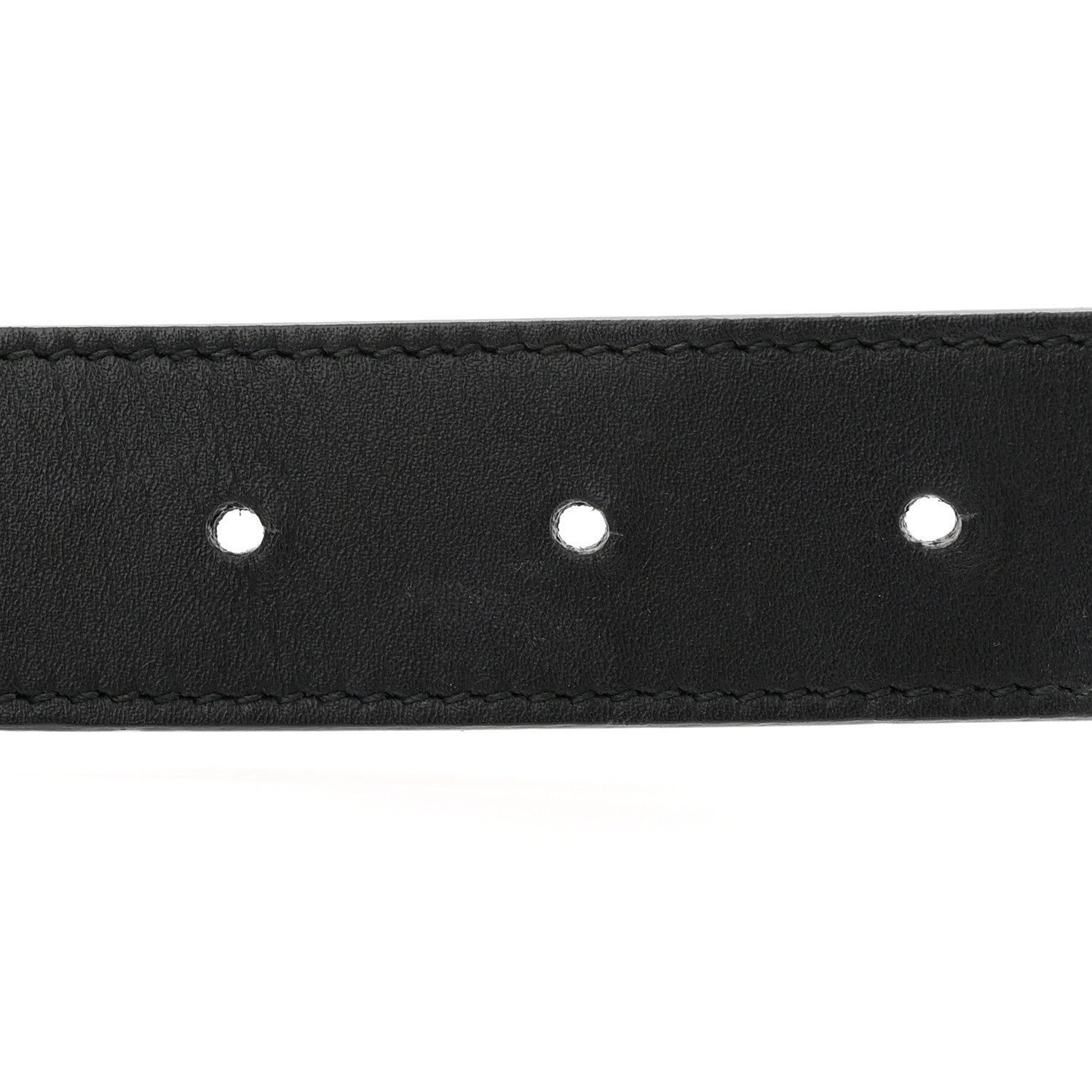 Gucci Calfskin Double G 30mm Belt 80 32 Black