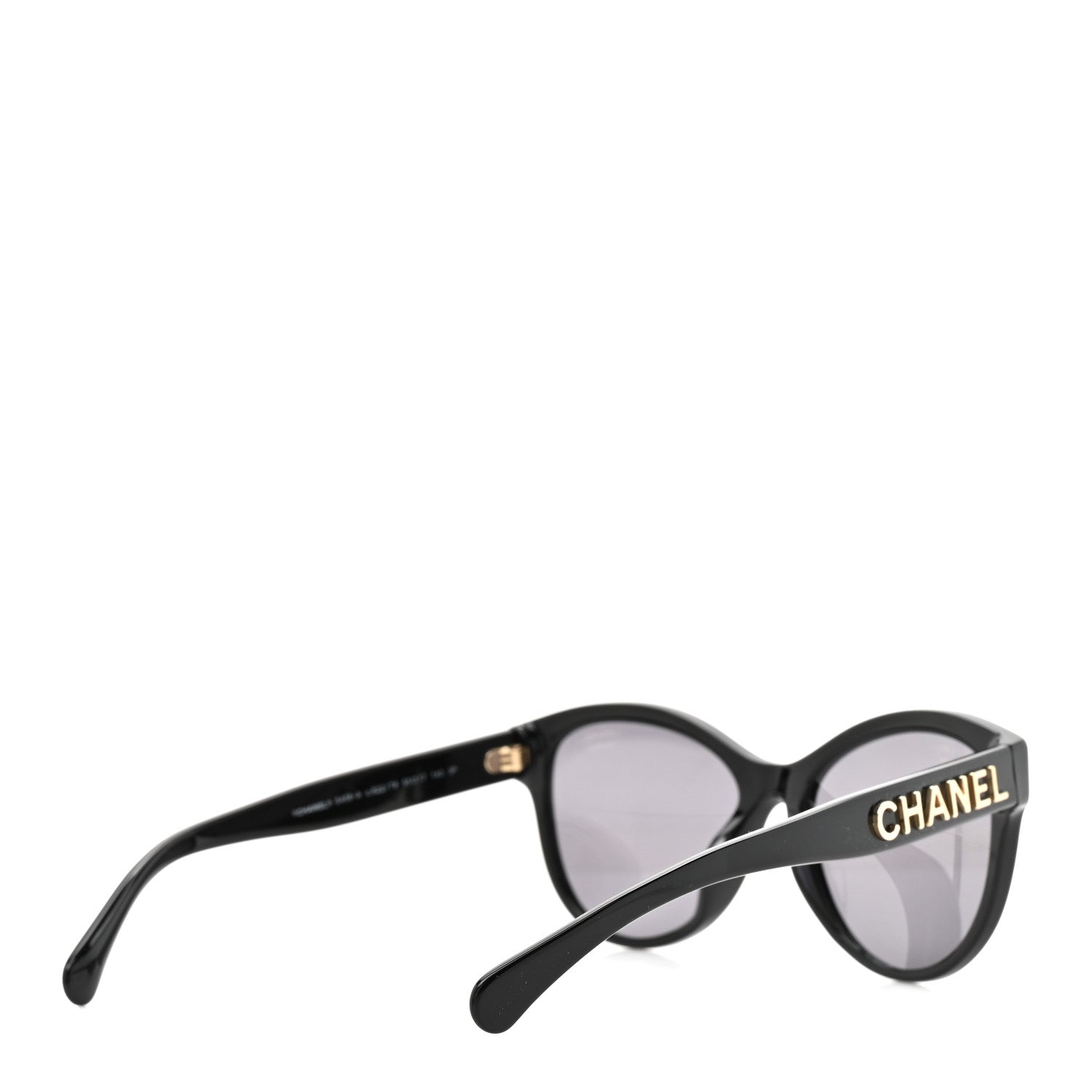 Acetate Pantos Logo Sunglasses 5458-A Black