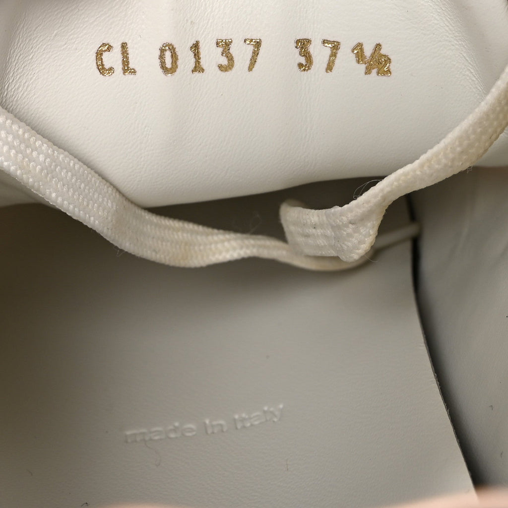 Louis Vuitton Metallic Glitter Frontrow Sneakers 37 Rose Gold