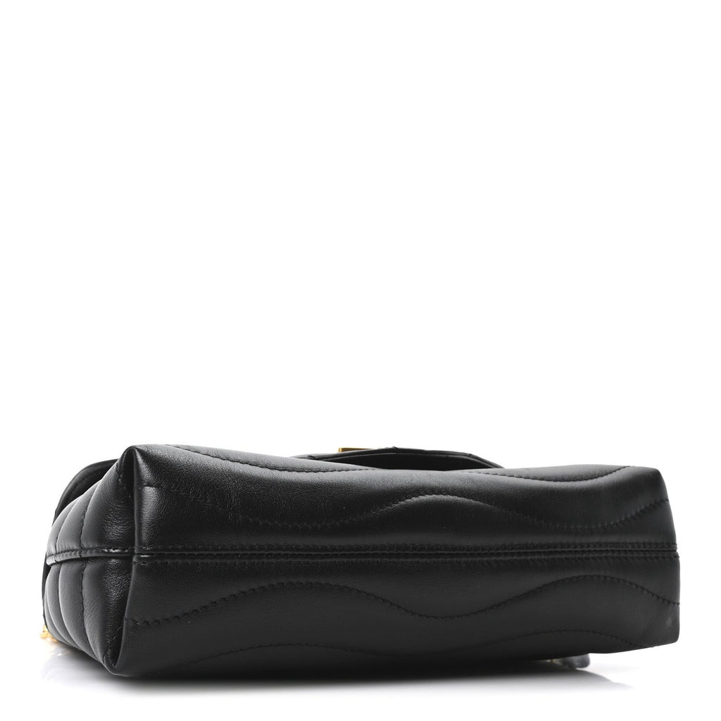 Louis Vuitton Calfskin LV New Wave Chain Bag Black