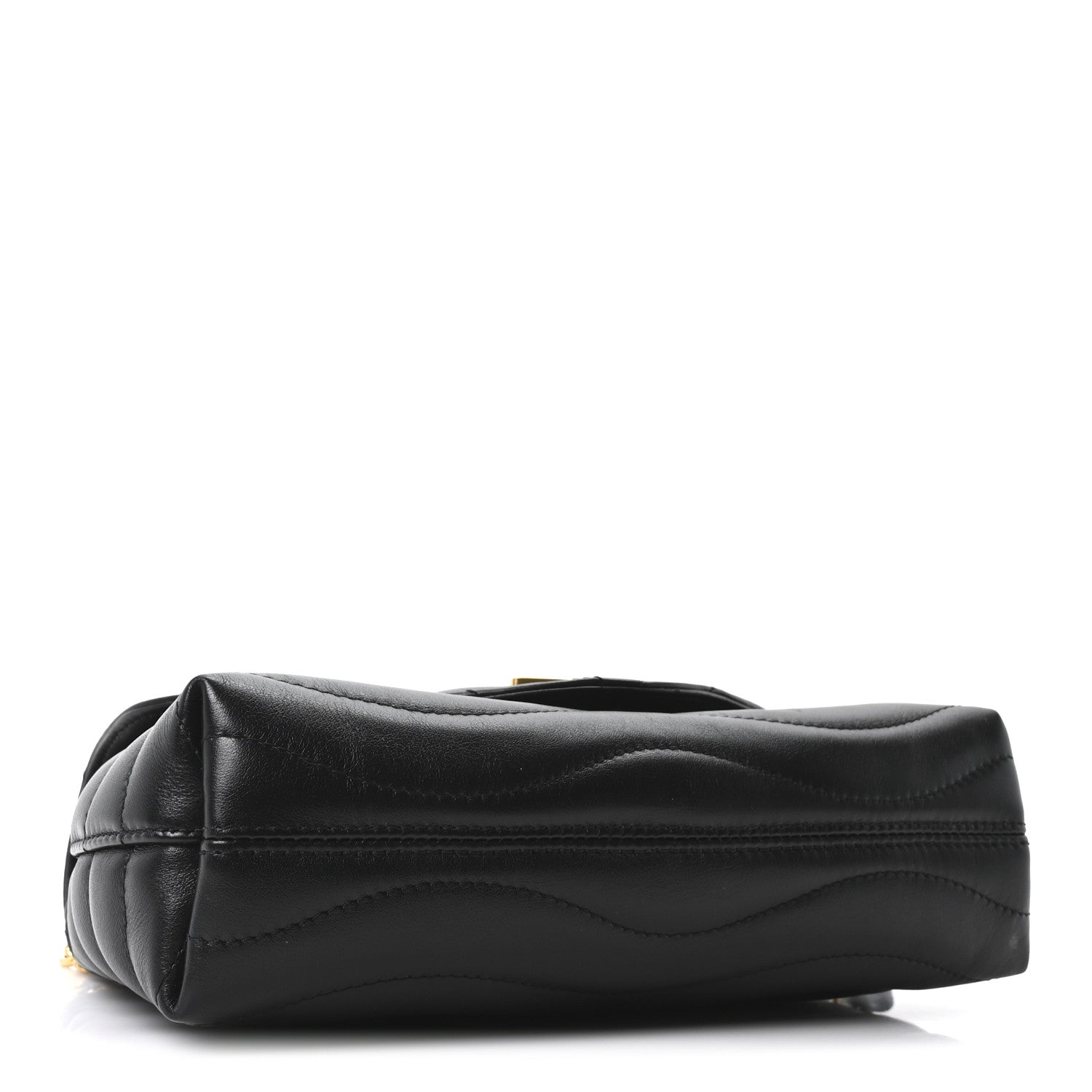Louis Vuitton Calfskin LV New Wave Chain Bag Black
