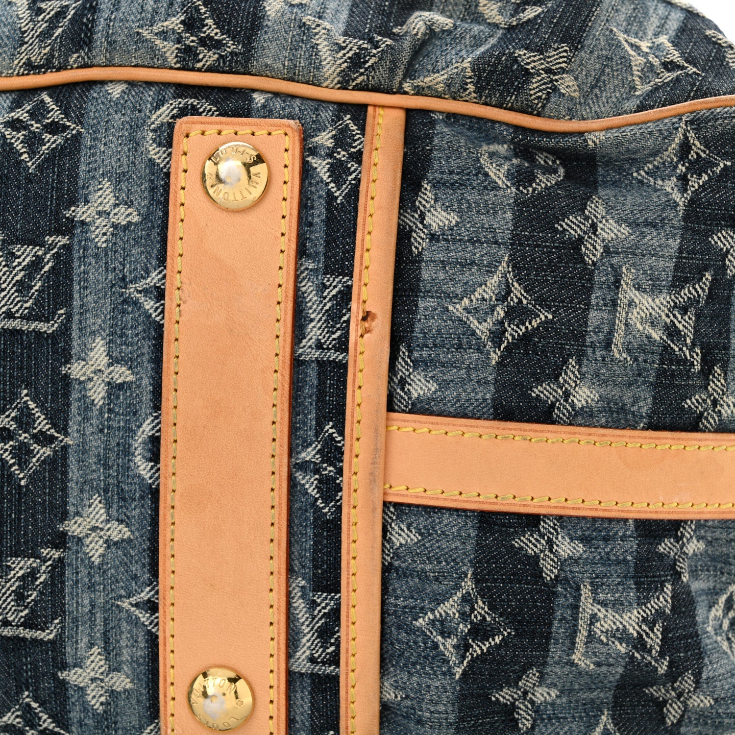 Louis Vuitton Denim Raye Cabas GM