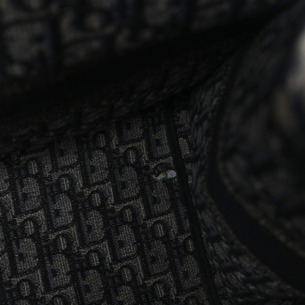 Christian Dior Oblique Large Book Tote Blue Multicolor