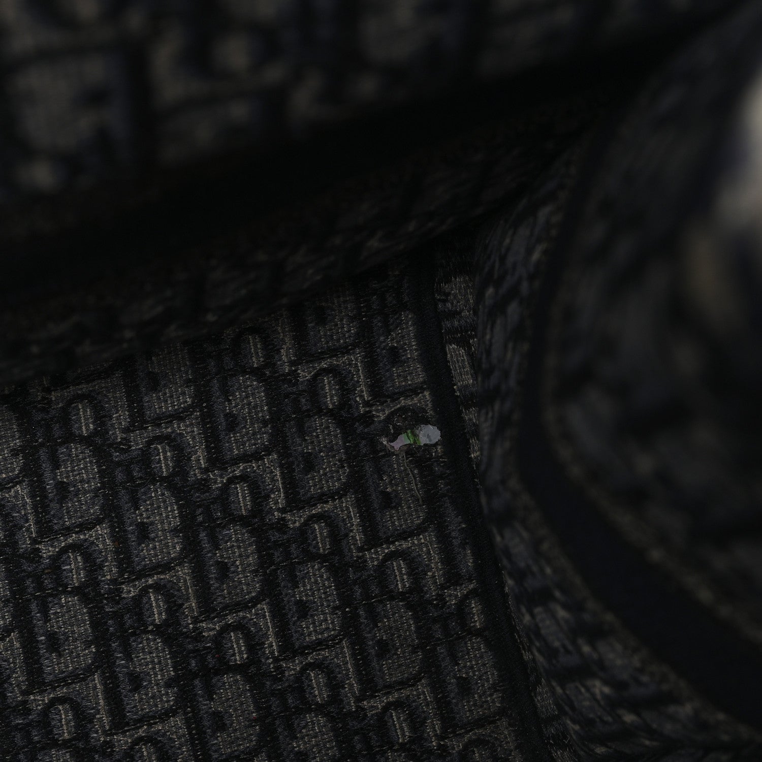 Christian Dior Oblique Large Book Tote Blue Multicolor