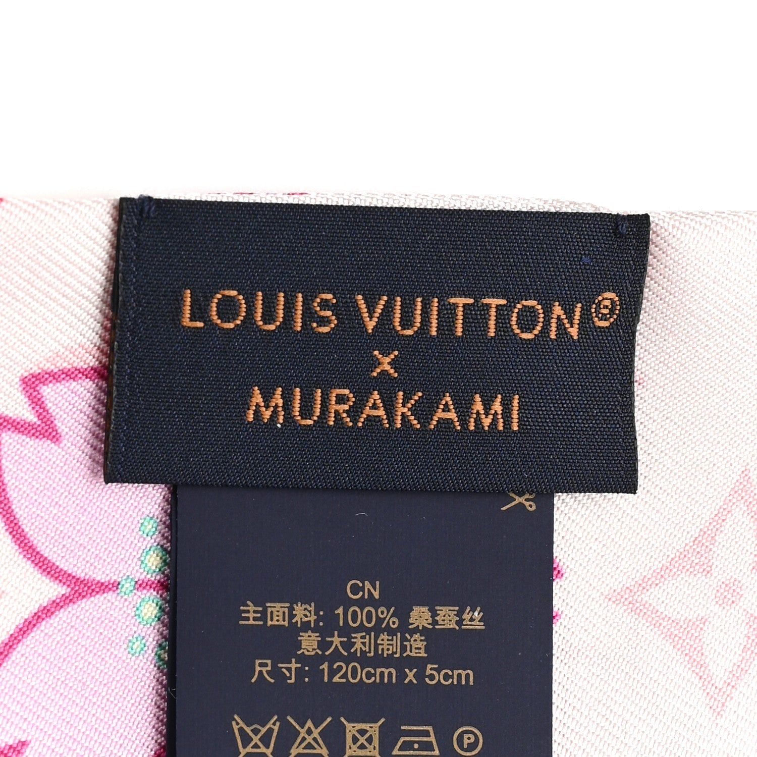Louis Vuitton LV X TM Silk Monogram Cherry Blossom BB Bandeau Pink