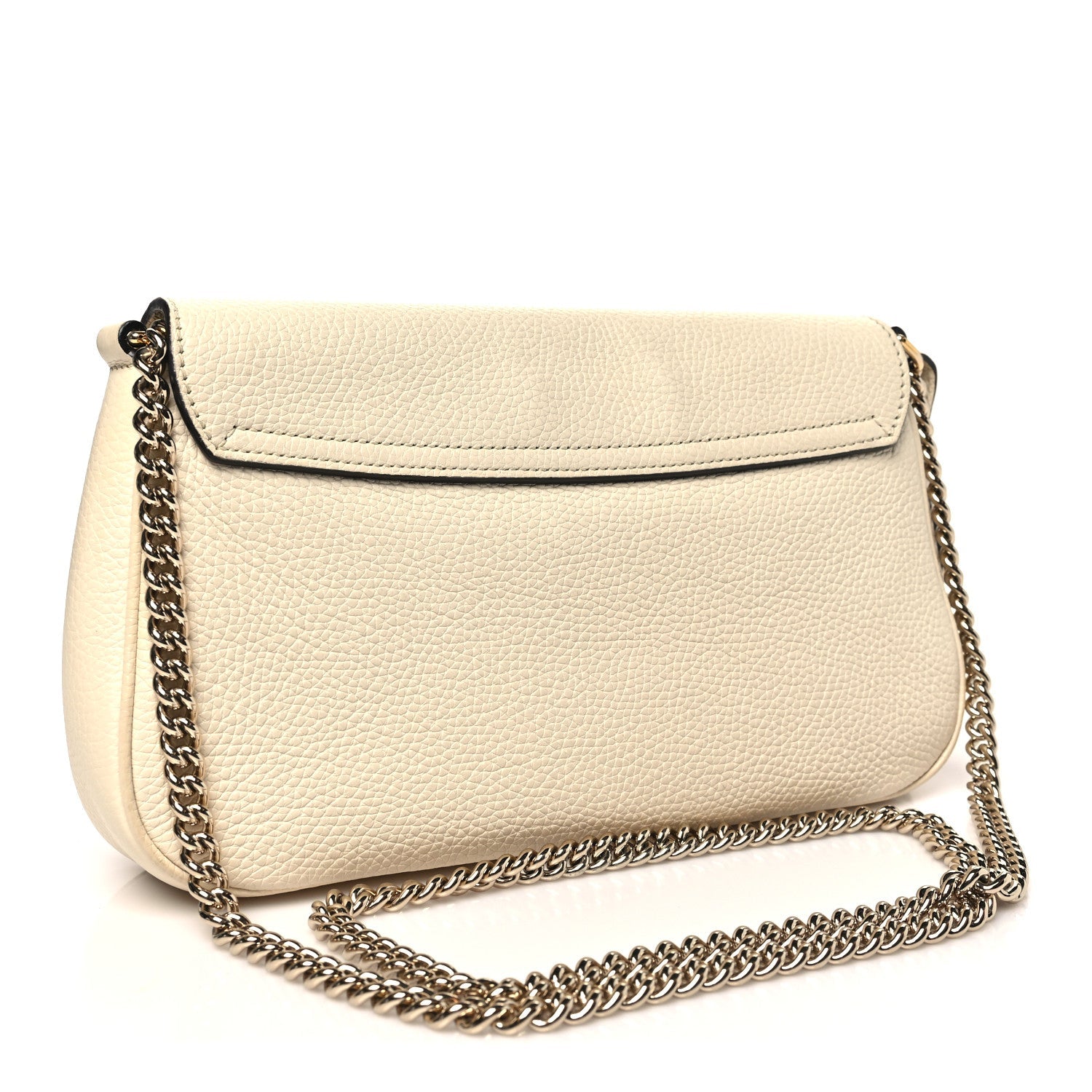 Gucci Cellarius Calfskin Medium Soho Flap Crossbody Ivoire
