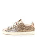Louis Vuitton Metallic Glitter Frontrow Sneakers 37 Rose Gold