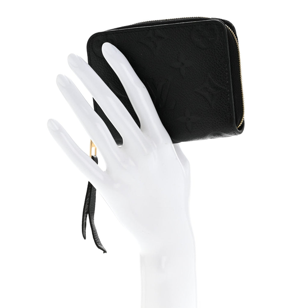 Louis Vuitton Empreinte Zippy Coin Purse Black