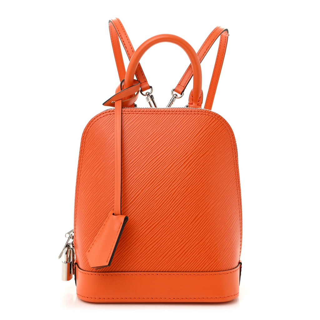 Louis Vuitton Epi Alma Backpack Orange