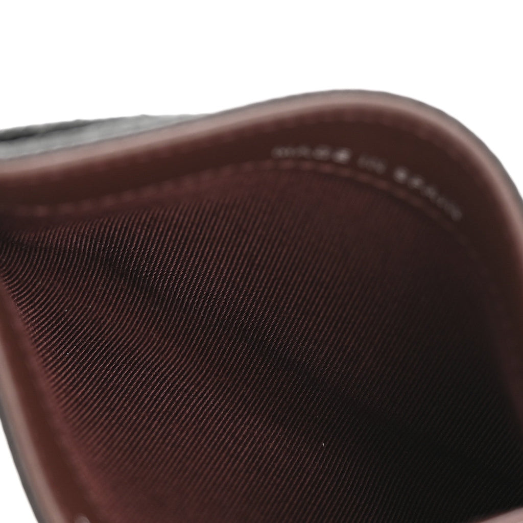 Caviar Quilted Card Holder Black