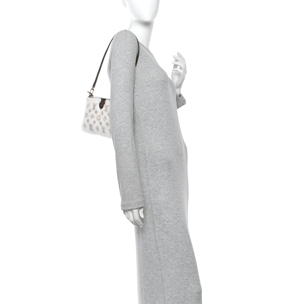 Louis Vuitton Monogram Mink Neo Pochette Milla Vision White