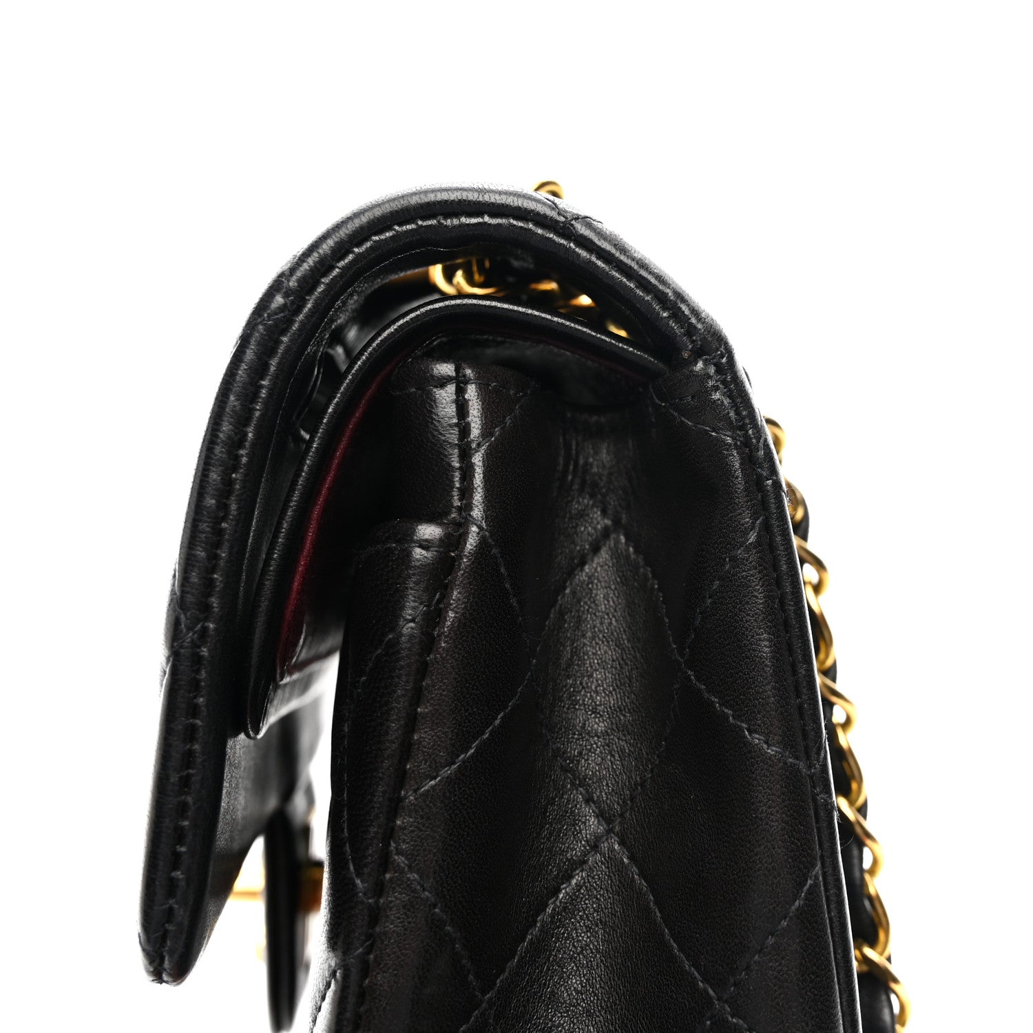 Chanel Lambskin Quilted Small Double Flap Black