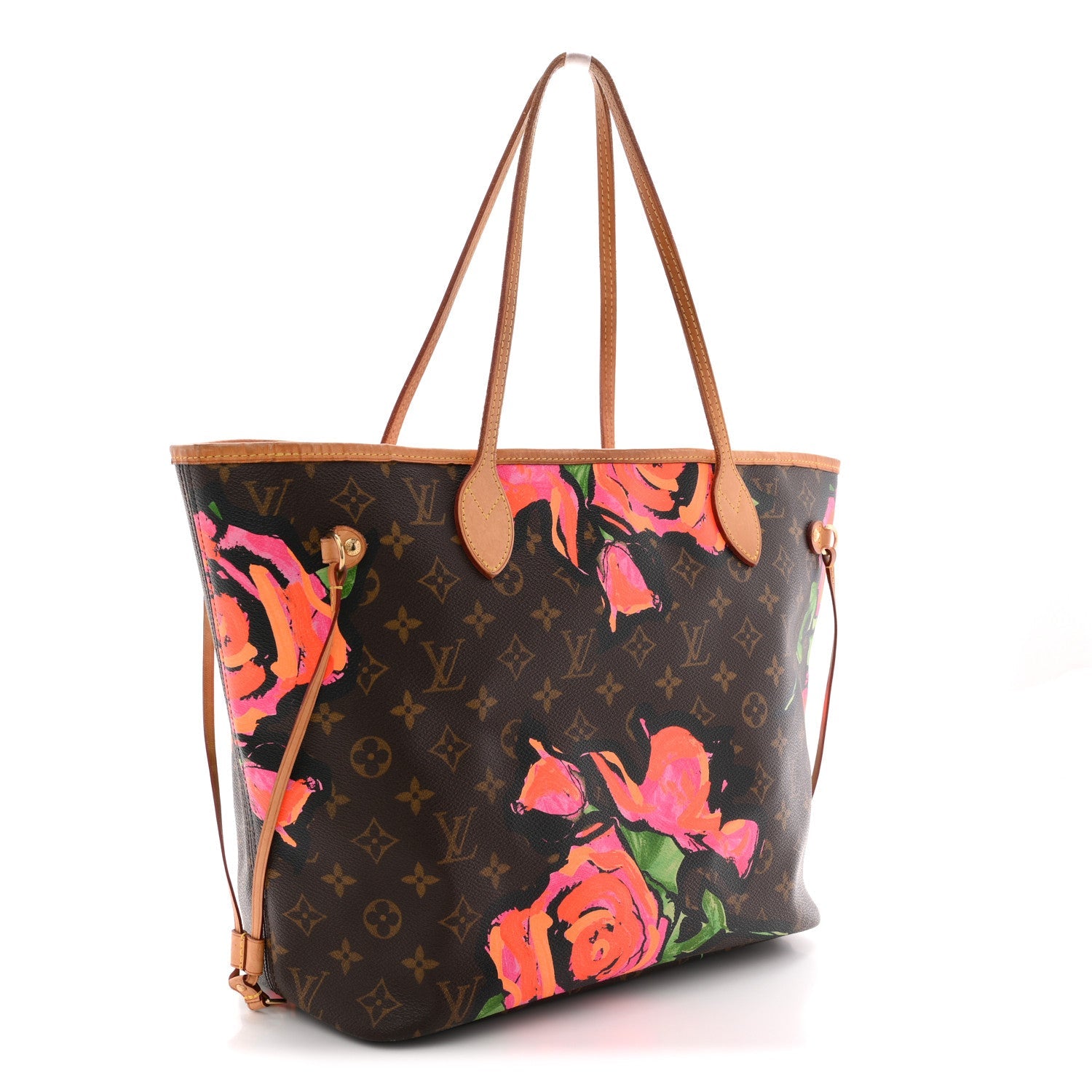 Louis Vuitton Monogram Roses Neverfull MM