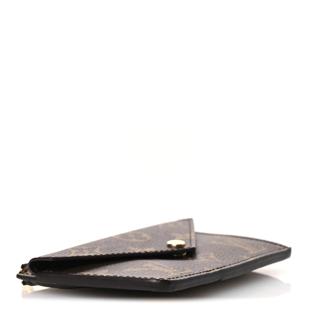 Louis Vuitton Monogram Recto Verso Card Holder Black